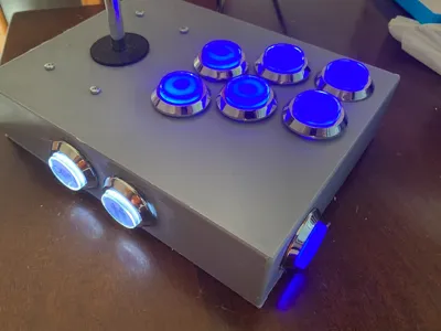 JOYSTICK ARCADE 10 PULS. CON PULSANTI PER PINBALL