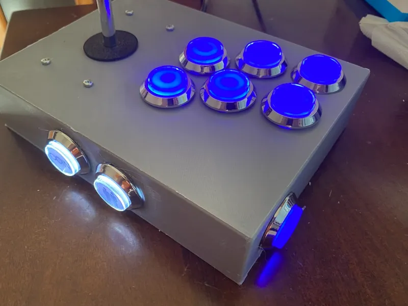 JOYSTICK ARCADE 10 PULS. CON PULSANTI PER PINBALL