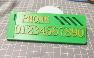 可定制活字号码吊牌