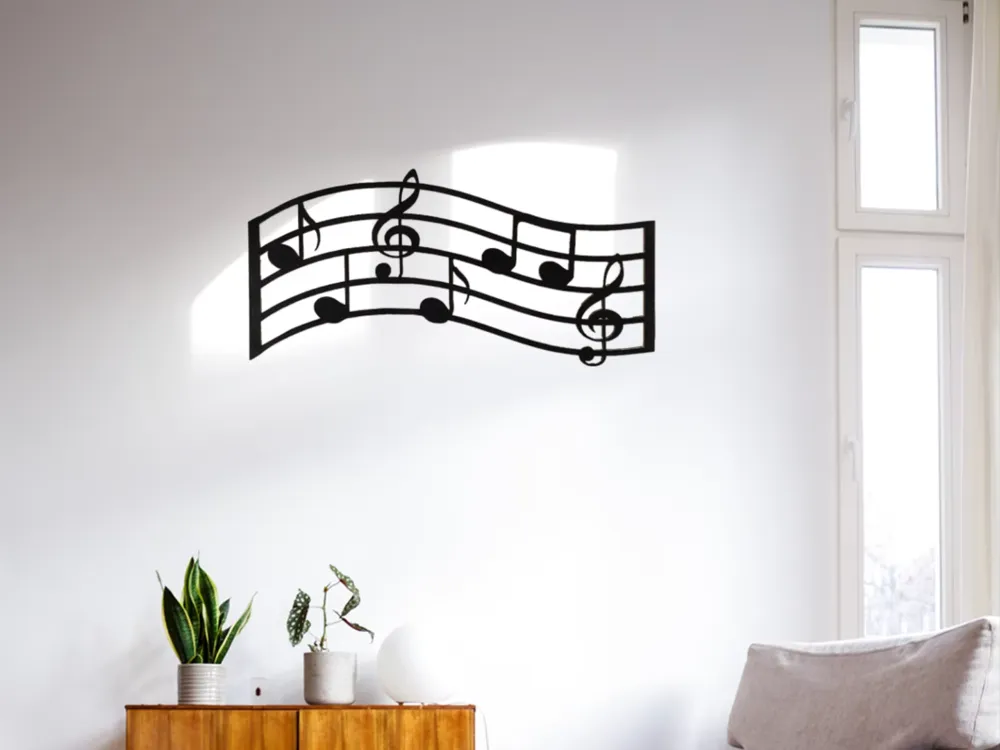 Wall Art Music Notes by WallArtDesigner MakerWorld