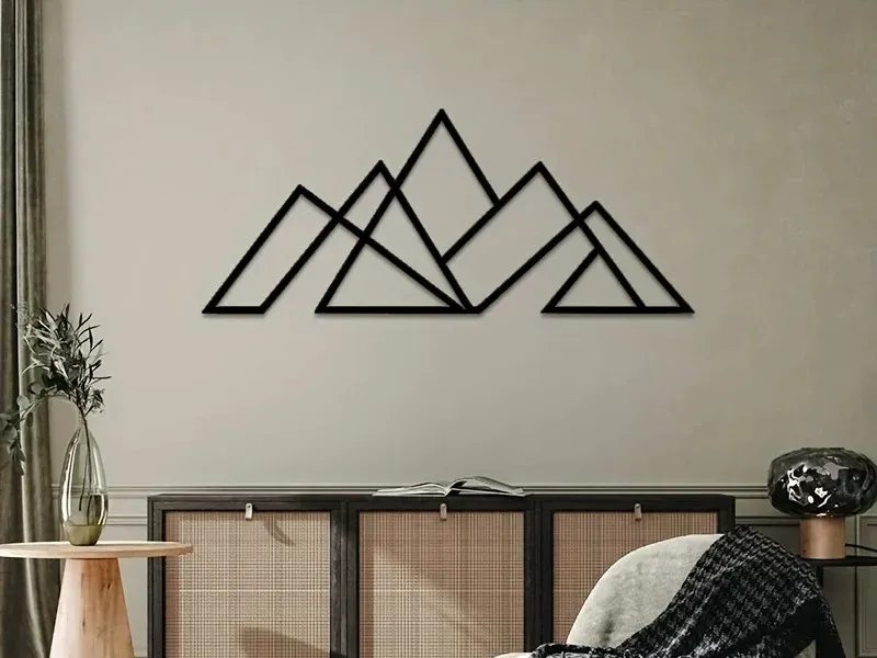 Wall Art - Geometric Mountains