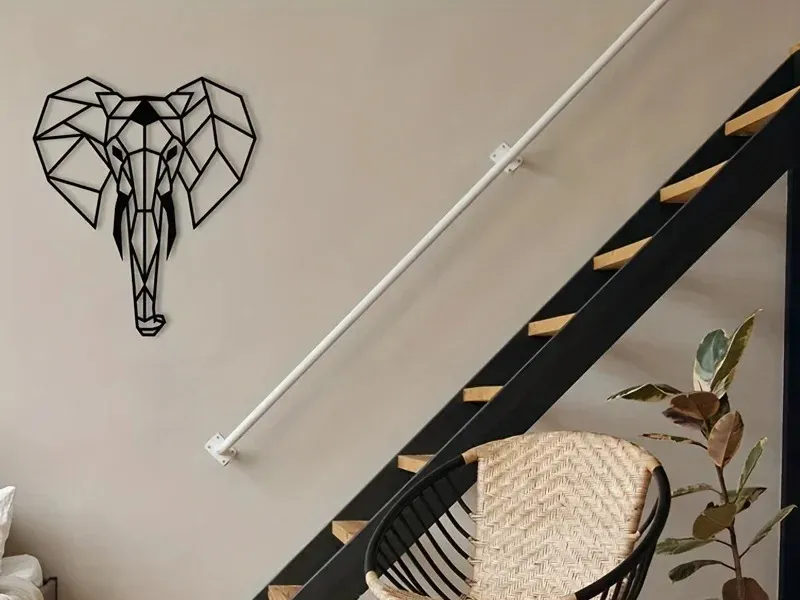 Wall Art - Geometric Elephant