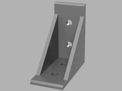 Aluminum profile angle 80x40 M8
