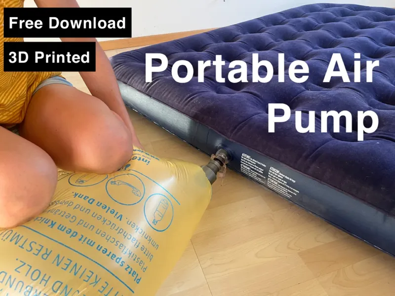 Fully 3D-Printed Air Mattress Pump