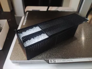 Silica Container Box ( Sliding Lid, Parametric)