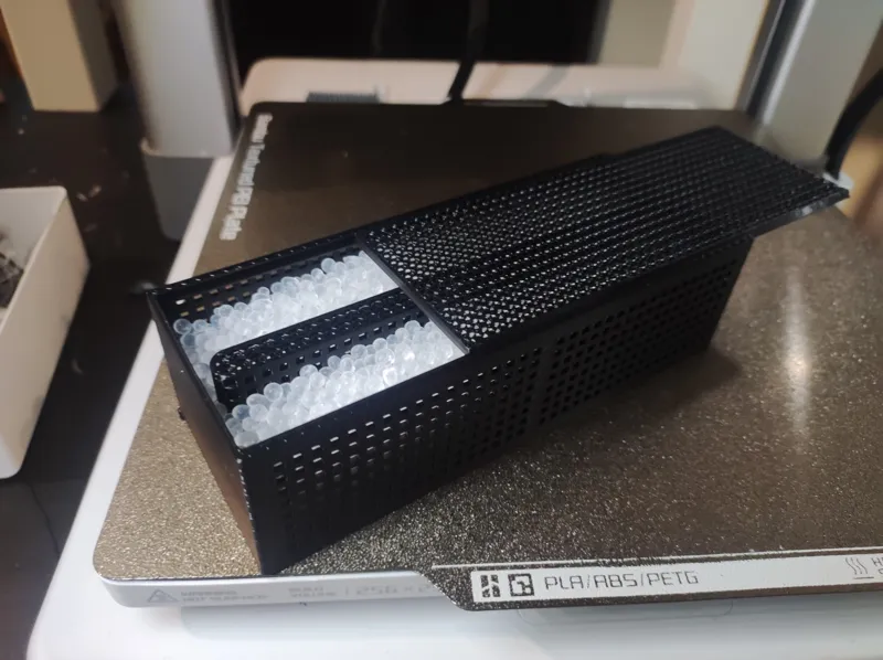 Silica Container Box ( Sliding Lid, Parametric)