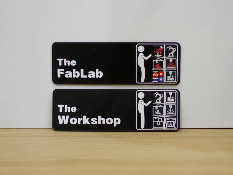 "The Office" Workshop Customizable Sign