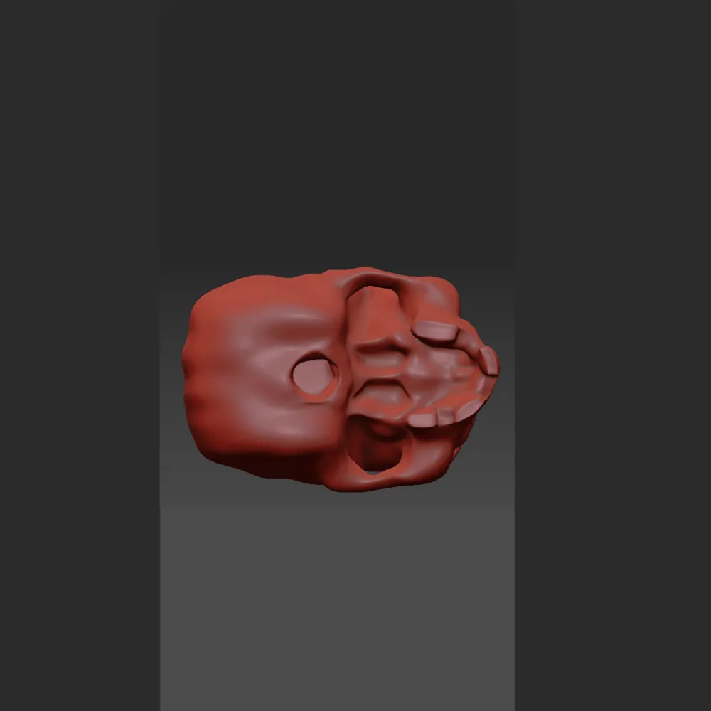 pumpkin skull head halloween - Free 3D Print Model - MakerWorld