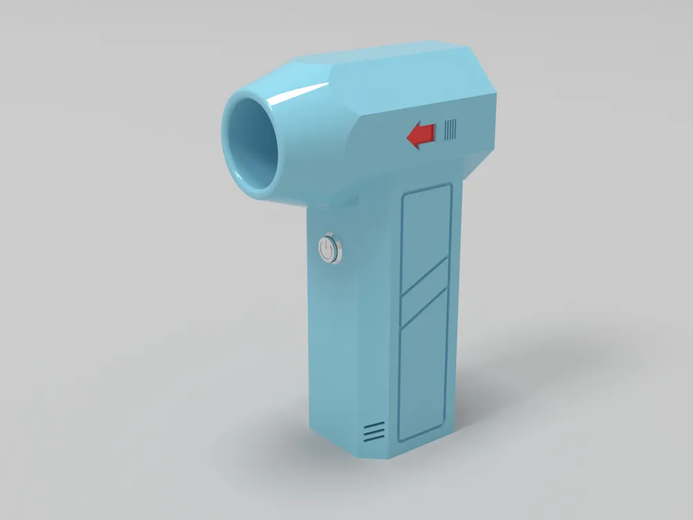 Forceful Handheld Fan by user_274350060 - MakerWorld