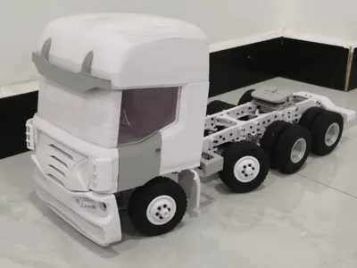 Scania 770S Semi-Trailer Truck Head 3D Print