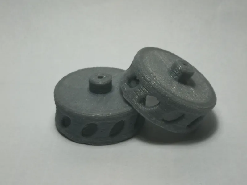 3D printed flywheels for blasters