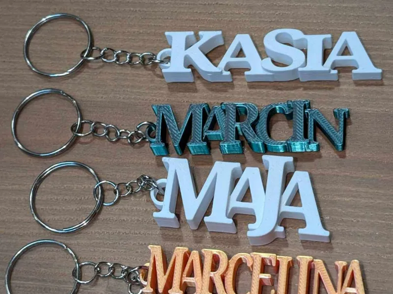 Letters keychain