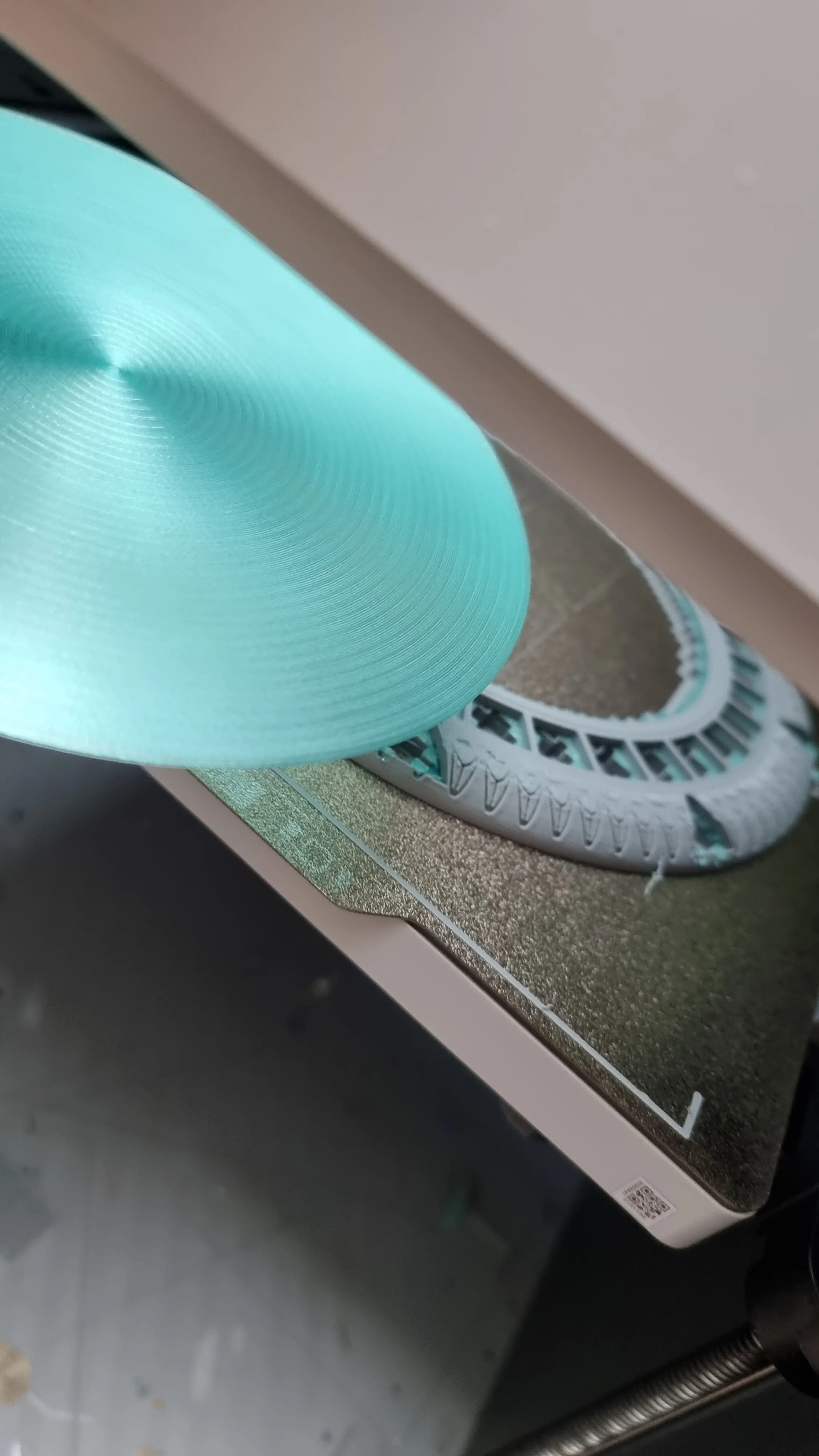 inserting the diffusor
