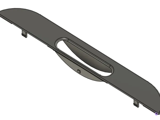 Façade PVC pour fermeture de coulissant alu