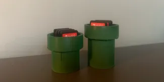 Nintendo Switch SD card holder Mario tube