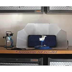 Airbrush Spray Booth with accessories