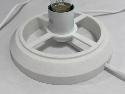 Support lamp lithophane photo