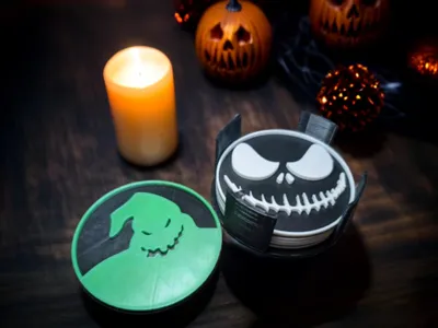 The Nightmare Before Christmas Coaster Set