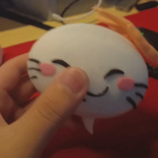 火影忍者抽象摸头表情摆件（有可动和不可动版本）