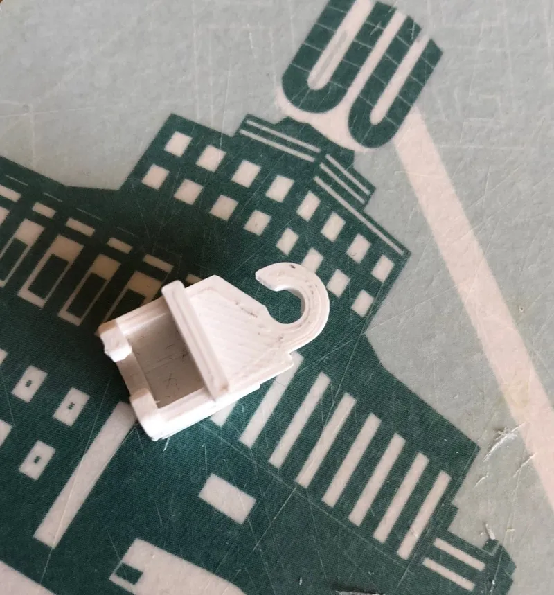 Ikea Vidga Glides for standard curtains strip 7mm