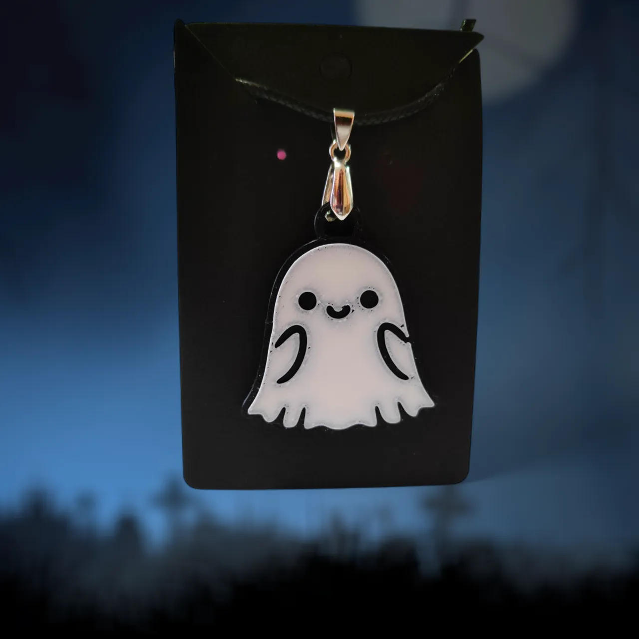 Cute Ghost - Earrings and Necklace view 3
