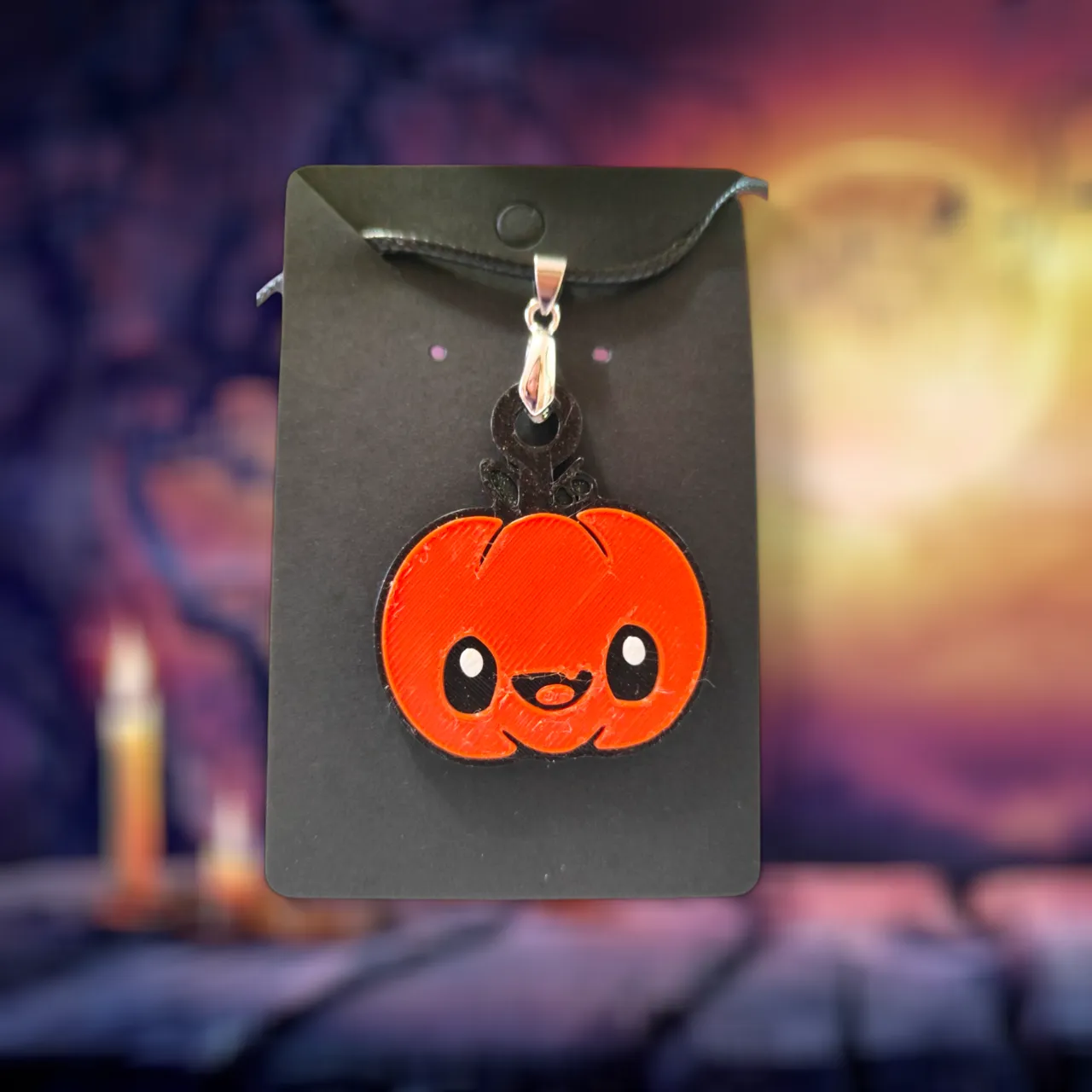 Cute Pumpkin - Earrings and Necklace view 3
