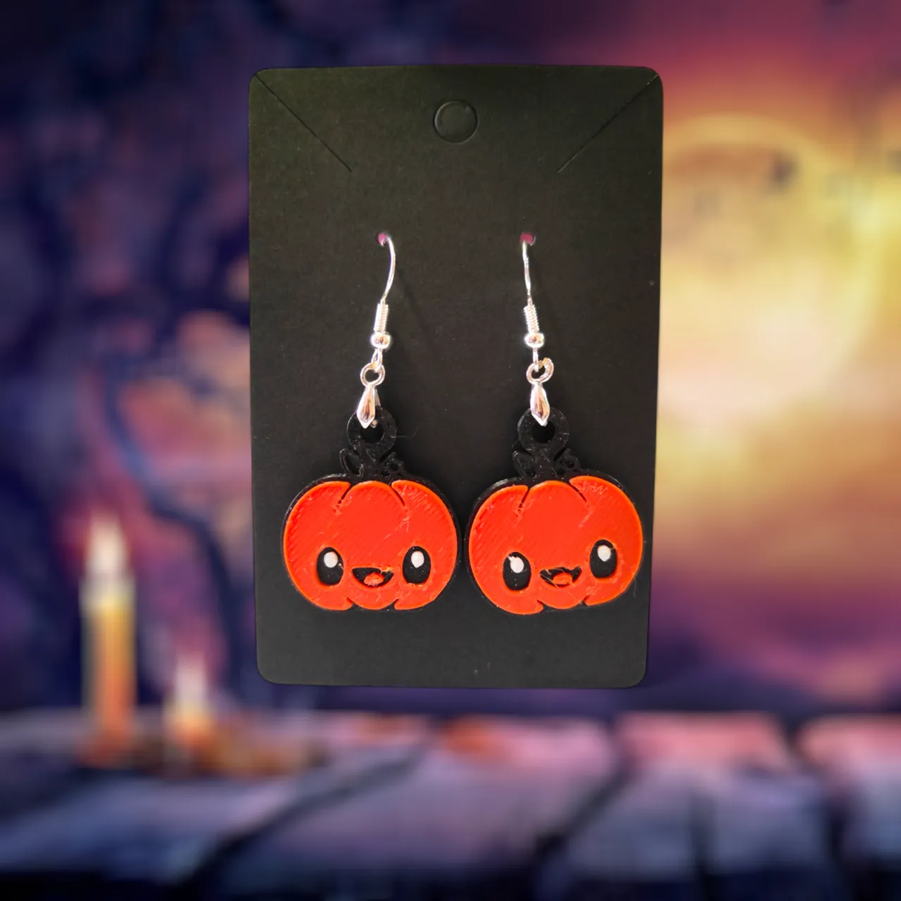 Cute Pumpkin - Earrings and Necklace view 4
