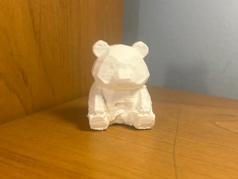 Cute little low poly panda