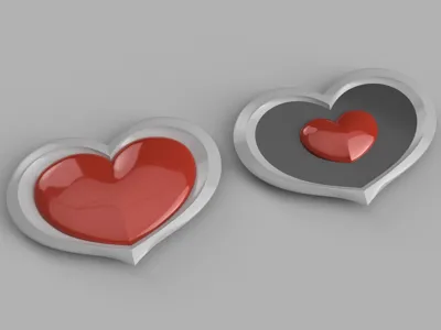 Zelda Heart Container Keyring