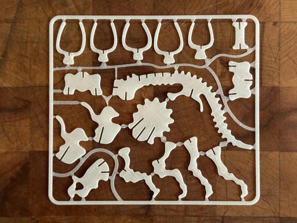 Triceratops Skeleton Kit Card Remixed by vidision - MakerWorld