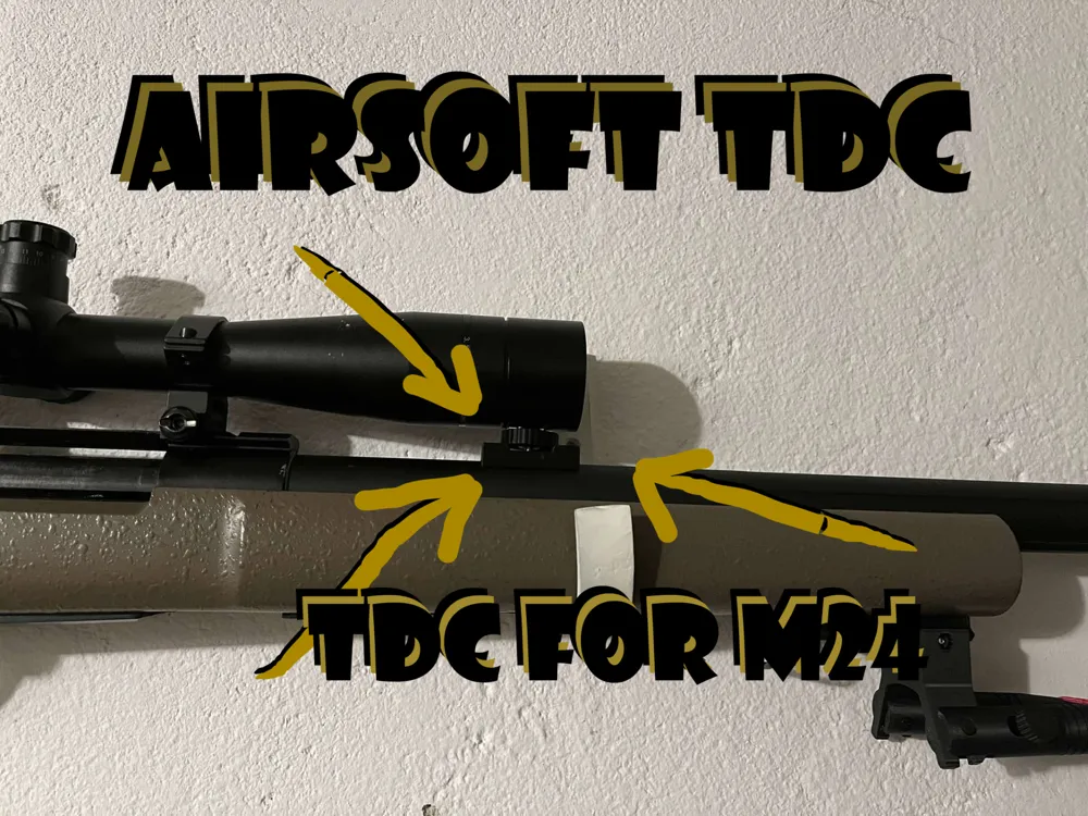 Airsoft M24/L96 Sniper, barrel 30mm by Ainon3Dprint