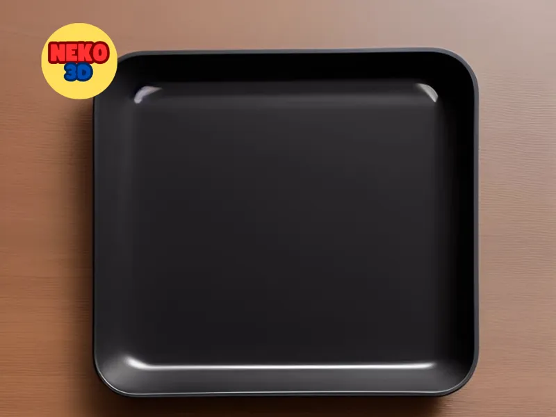 Modern Square Tray With Rounded Corners