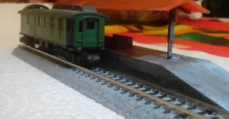 N Scale model Railroad Railway Platform