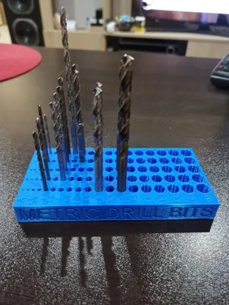 Metric drill bit's organizer v2.0