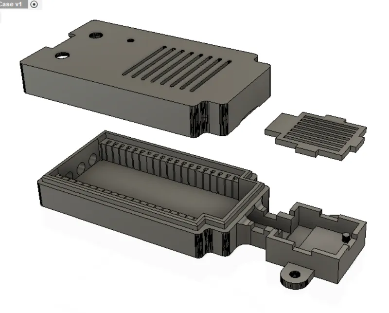 my remix of ESP32 & Si7021 Case with impr. cooling