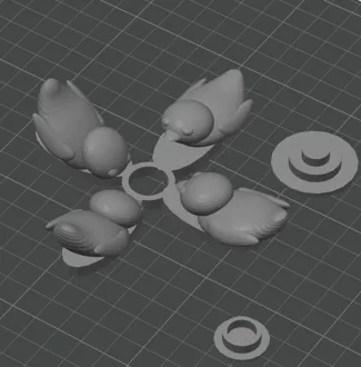 Animation Spinner Duck