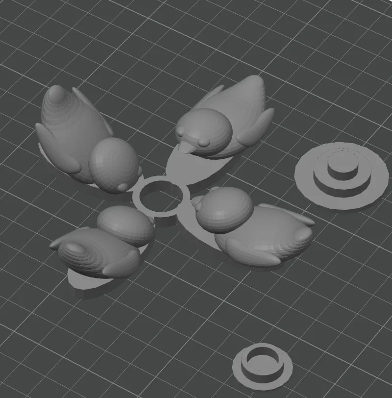 Animation Spinner Duck