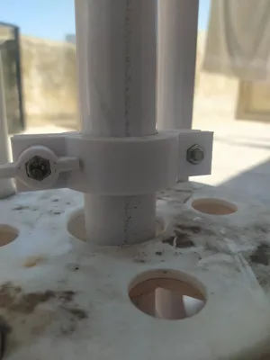 Umbrella holder for garden table