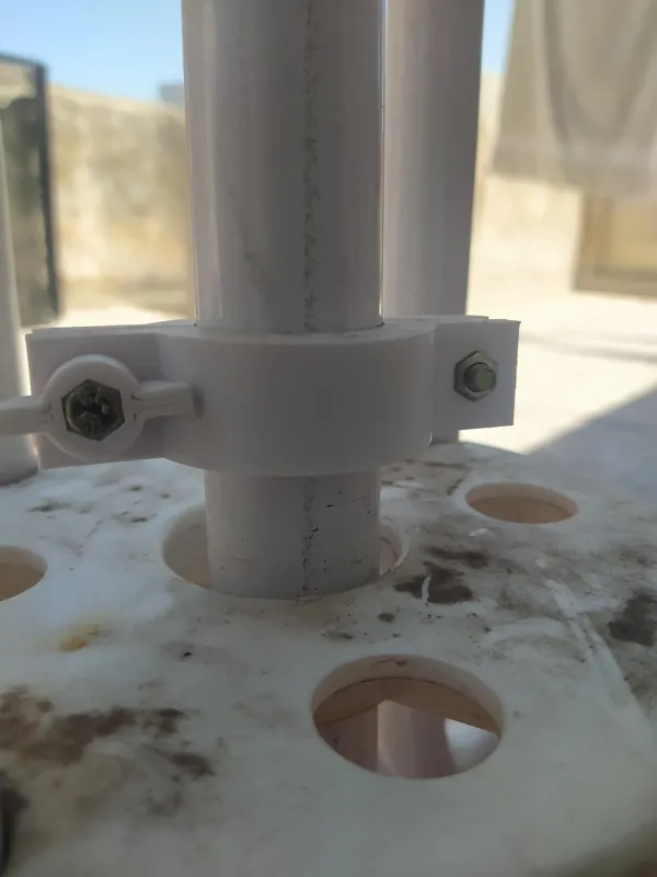 Umbrella holder for garden table