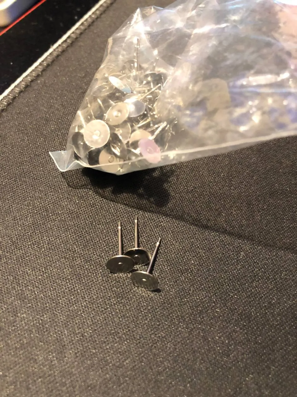 Earring rombo pendant aro easy hoops view 3