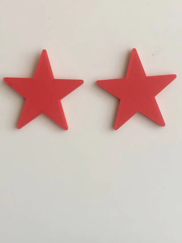 Earring star big pendant