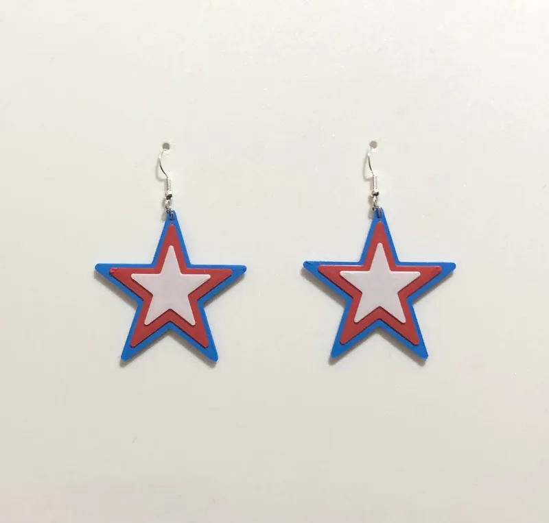 Earring star tree color