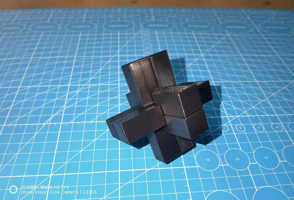 Chinese traditional puzzle Six through by niuxiaodong1993 MakerWorld