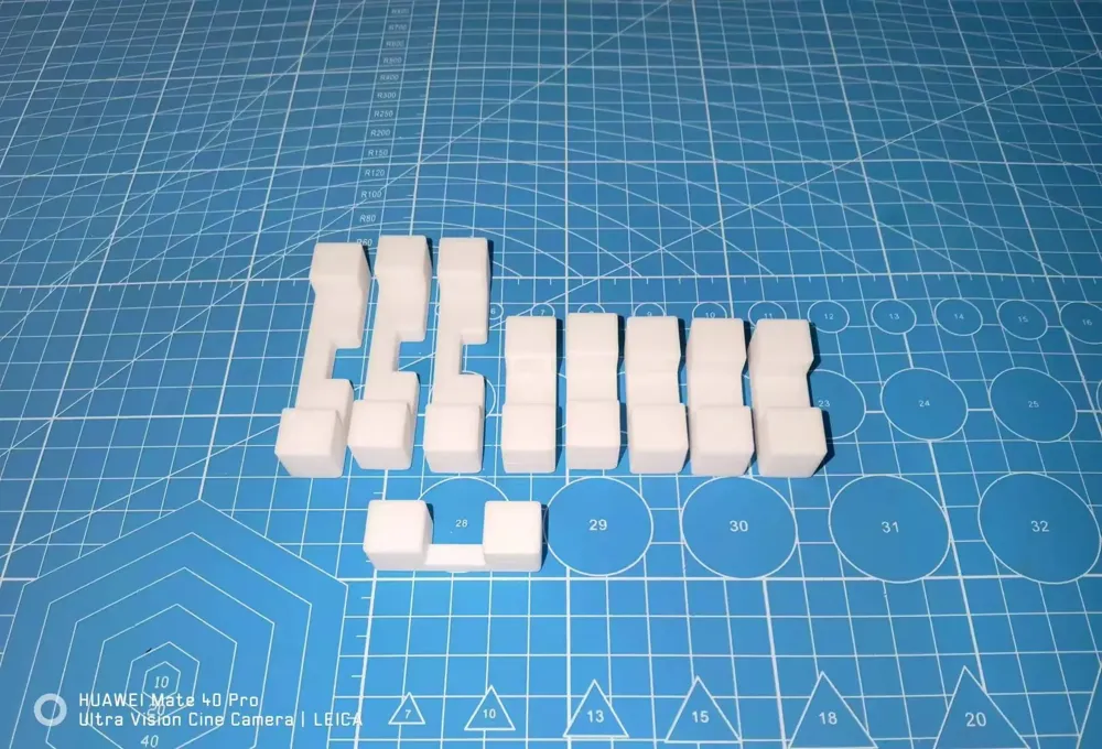Chinese interlocking puzzle (Kongming lock) Nine Passes by