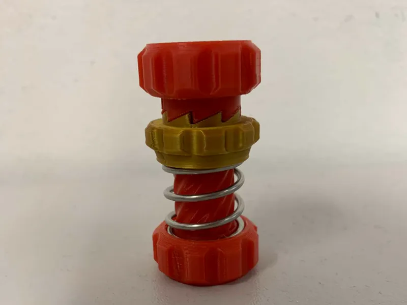 Spring ratchet fidget
