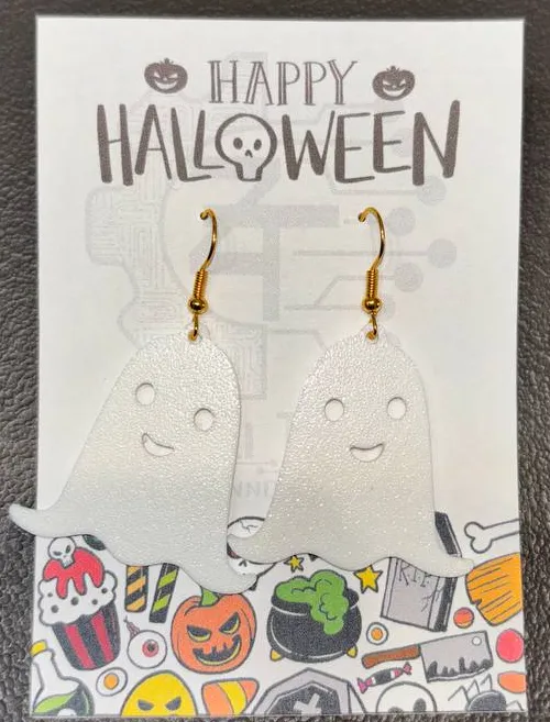 Ghost earrings halloween 