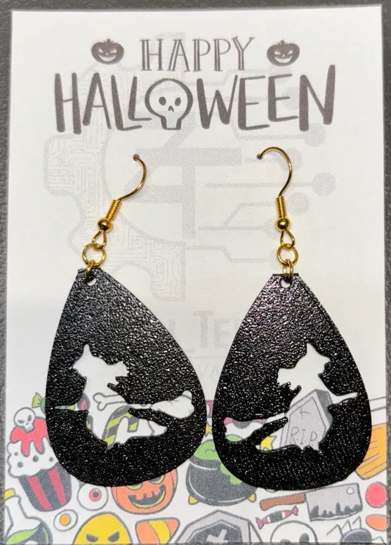 Witch earrings halloween 
