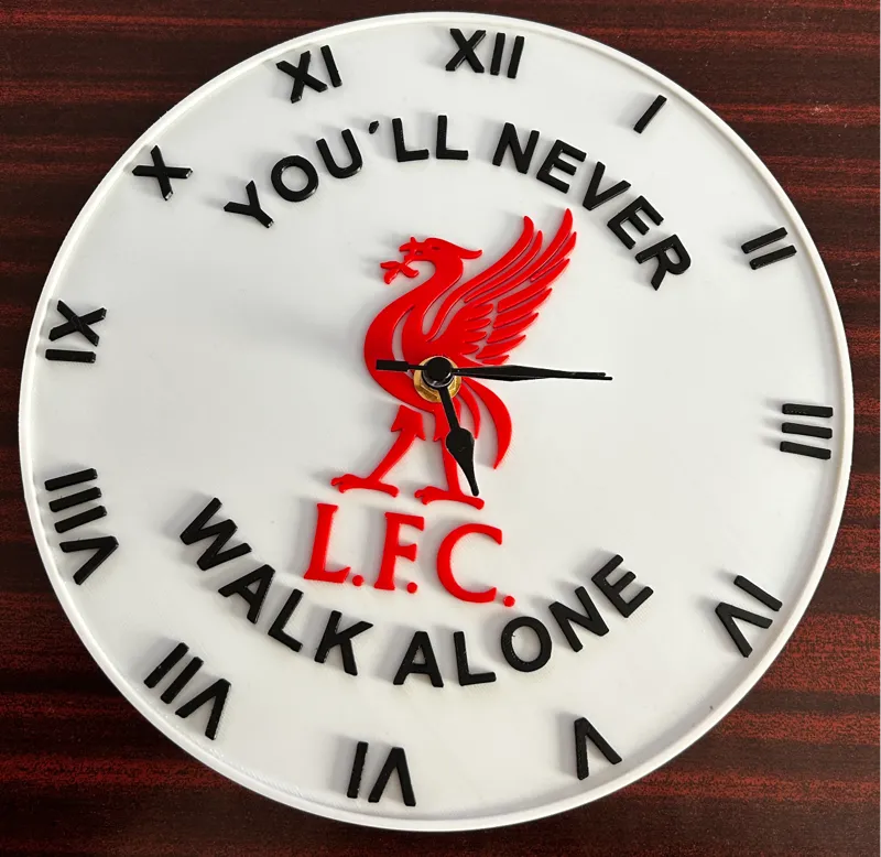 Liverpool FC Clock with holder