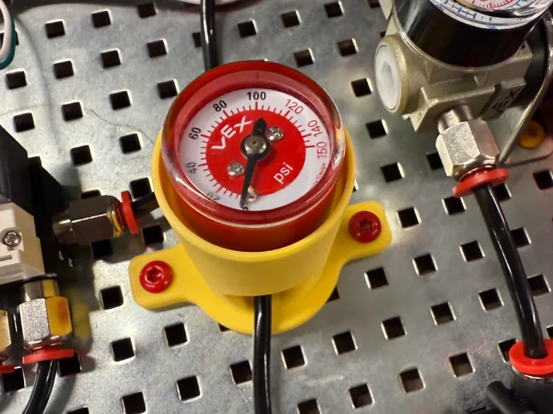 Vex Compatible Pneumatic Gauge Holder