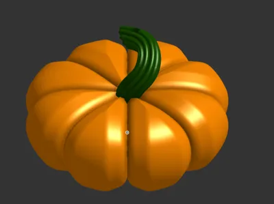 Pumpkin Keychain